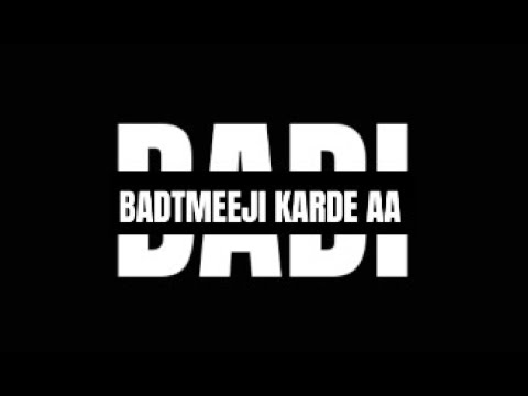 Badtameeji Song Jerry Punjabi Short Status Black background | FullScreen | Download #shorts