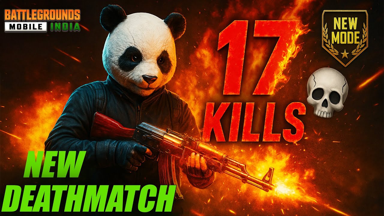 🔥 17 KILLS IN NEW DEATHMATCH MODE! | BGMI Mobile Domination 🐼💀 | BGMI Deathmatch