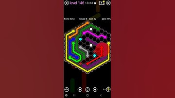 How To Solve Flow Free Hexes Premium 13x13 Mania Level 146 Board Walk Through Solution Walkthrough