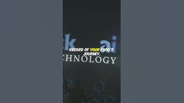 Blockchain Revolutionizing Food Safety! #foodtech #ai