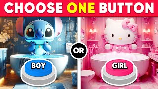 Choose One Button! BOY or GIRL Edition 💙🎀 Moca Quiz