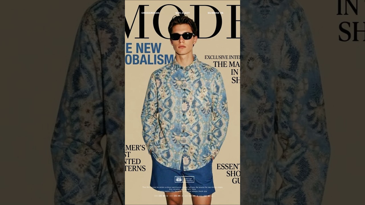 Upgrade your fit with this vintage Paisley shirt 🌊 Level up your