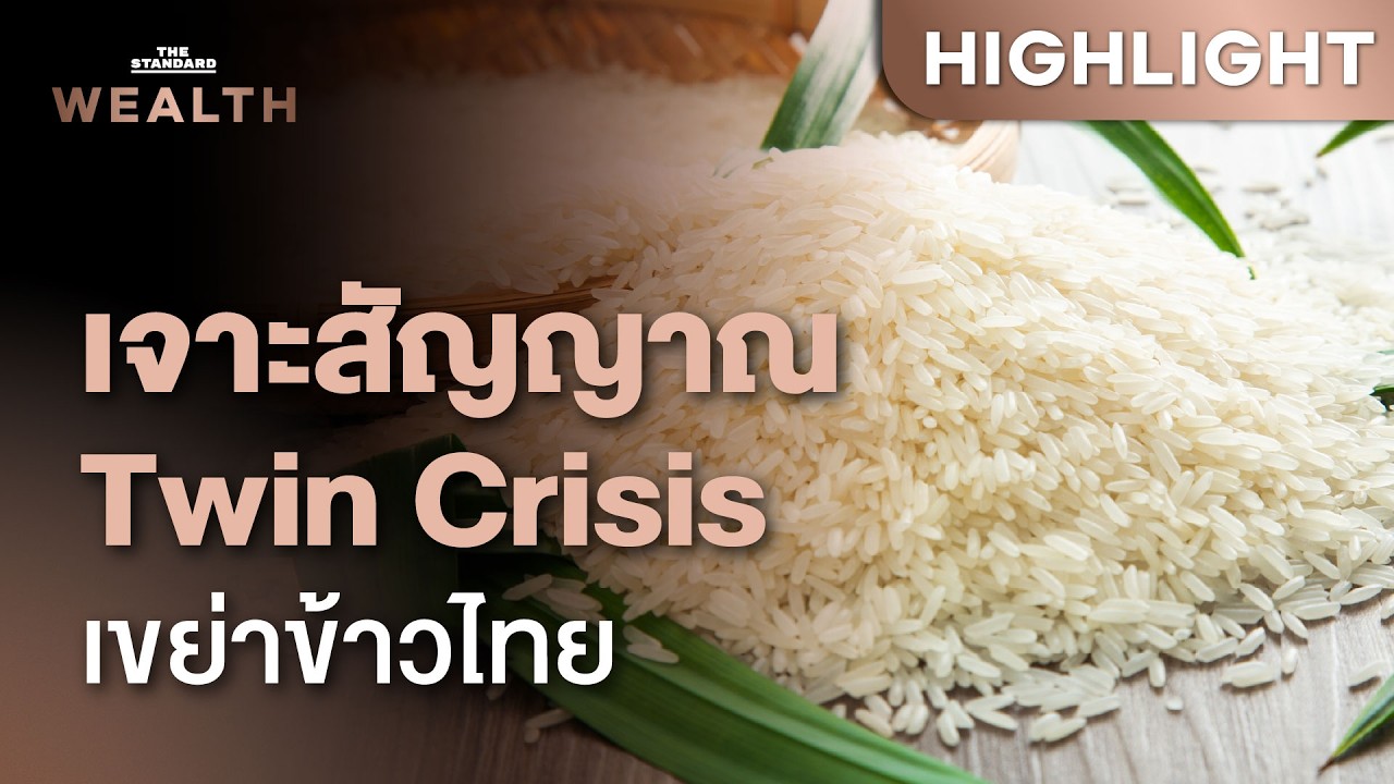 ⁣อ่านสัญญาณ Twin Crisis เขย่าข้าวไทย ส่งออกโลกเดือด เอลนีโญกดดันผลผลิตน่ากังวล? | THE STANDARD WEALTH