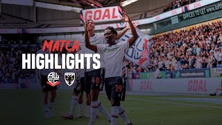 Highlights Wanderers Vs Afc Wimbledon