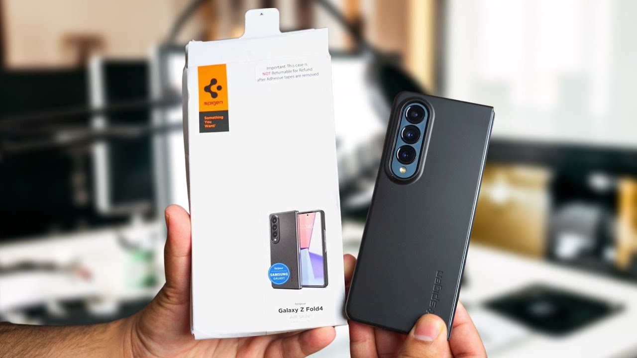 Spigen Air Skin Case for Galaxy Z Fold 4 Review YouTube