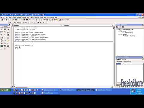 Membuat module koneksi : Tutorial VB6 [Step 2]