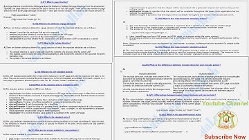 JSP Interview Questions – 211 To 225 out of 255