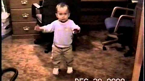 Josh's rendition of dancing to Cool Water- 12 mont...