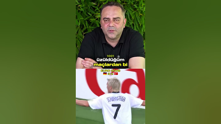 Almanya 3-2 Türkiye maçının hikayesi | Semih Şentürk