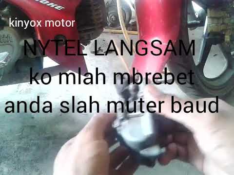 Cara menyetel angin karburator