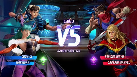 Marvel vs Capcom Infinite [PS4] Arcade Mode - Chun-Li & Morrigan