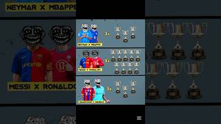 Messi X Ronaldo Vs Neymar X Mbappe Vs Lewandowski X Dembele