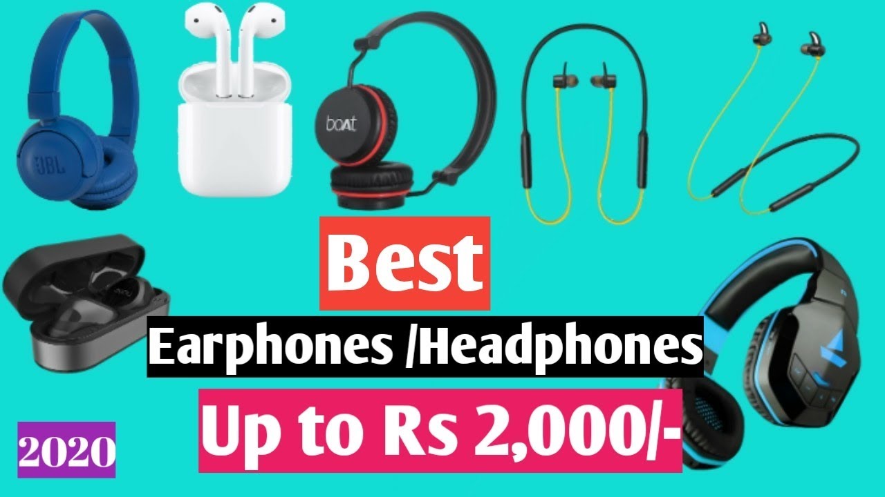 Top 10 Best BT headsets (Earphones/Headphones) To buy Up to Rs 2,000 in