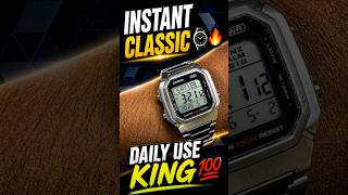 Casio W-800HD Wrist Shot ⌚🔥 Clean Digital Beast | Steel Strap | 100M WR