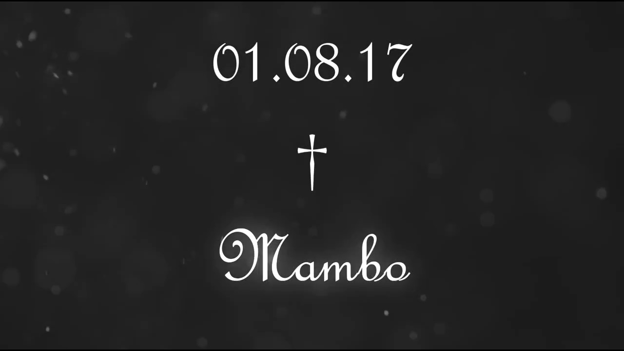 Till the world stops turning around, Rest in peace Mambo, Run free Mambo, RIP