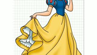 How To Draw Snow White Princess Step By Step