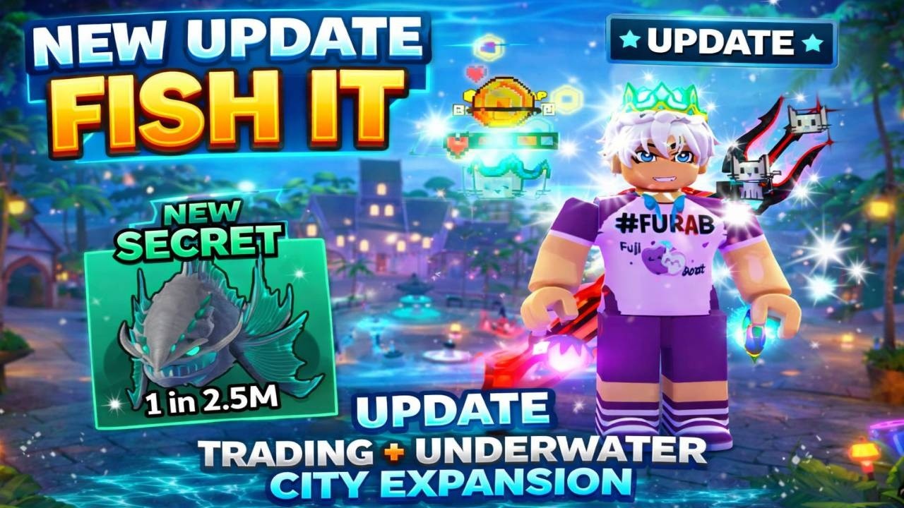 fish it Images High Quality Grahic FISH IT NEW UPDATE TUTORIAL TRADE, SPOT GACOR SEWER, NEW CUAN DI FISH ...
