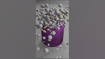 Satisfying Blender Loop | Endless Balls vs Spinning Propeller #3dart #loop #blender #animation