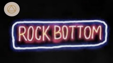 Chris R. - AA Speaker - Feelings at Rock Bottom