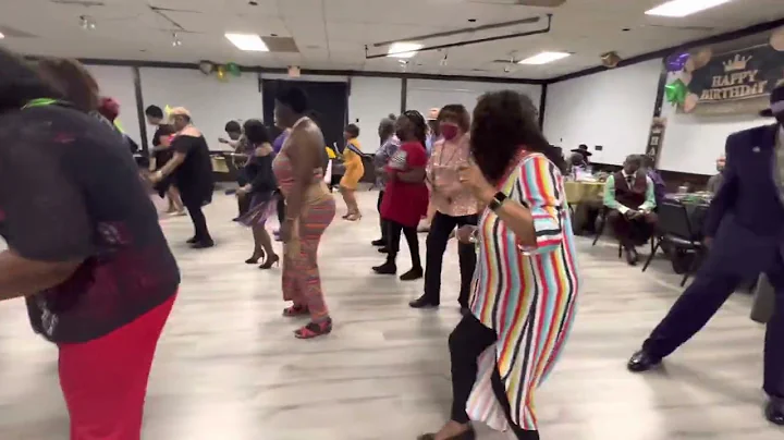 The DMV Senior Hand Dancers - Line Dance Lead By C...