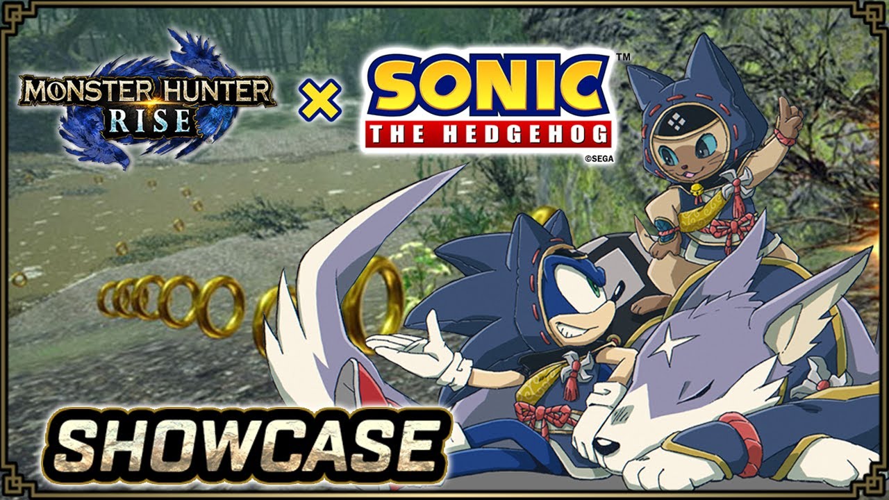 Monster Hunter Rise - Sonic the Hedgehog Collaboration Showcase # ...