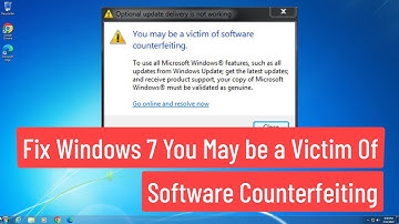 Fix Windows 7 You May be a Victim of Software Counterfeiting