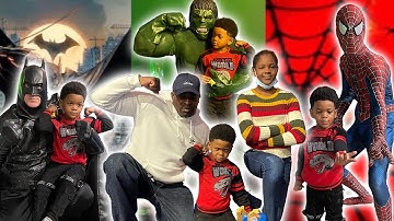 SPIDER-MAN, BATMAN AND THE INCREDIBLE HULK DESTROYED T.j. BIRTHDAY PARTY