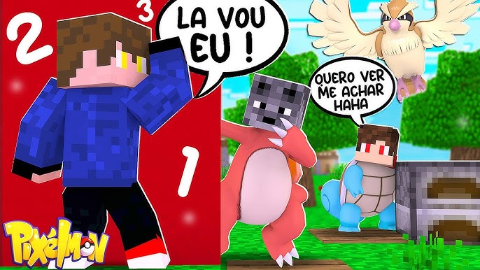 Minecraft Pixelmon Manhunt (1 Speedrunner vs 2 Caçadores) mas o Miraidon é  meu Pokémon Inicial 