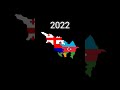 Georgia armenia azerbaijan now vs then history empire map viral shorts