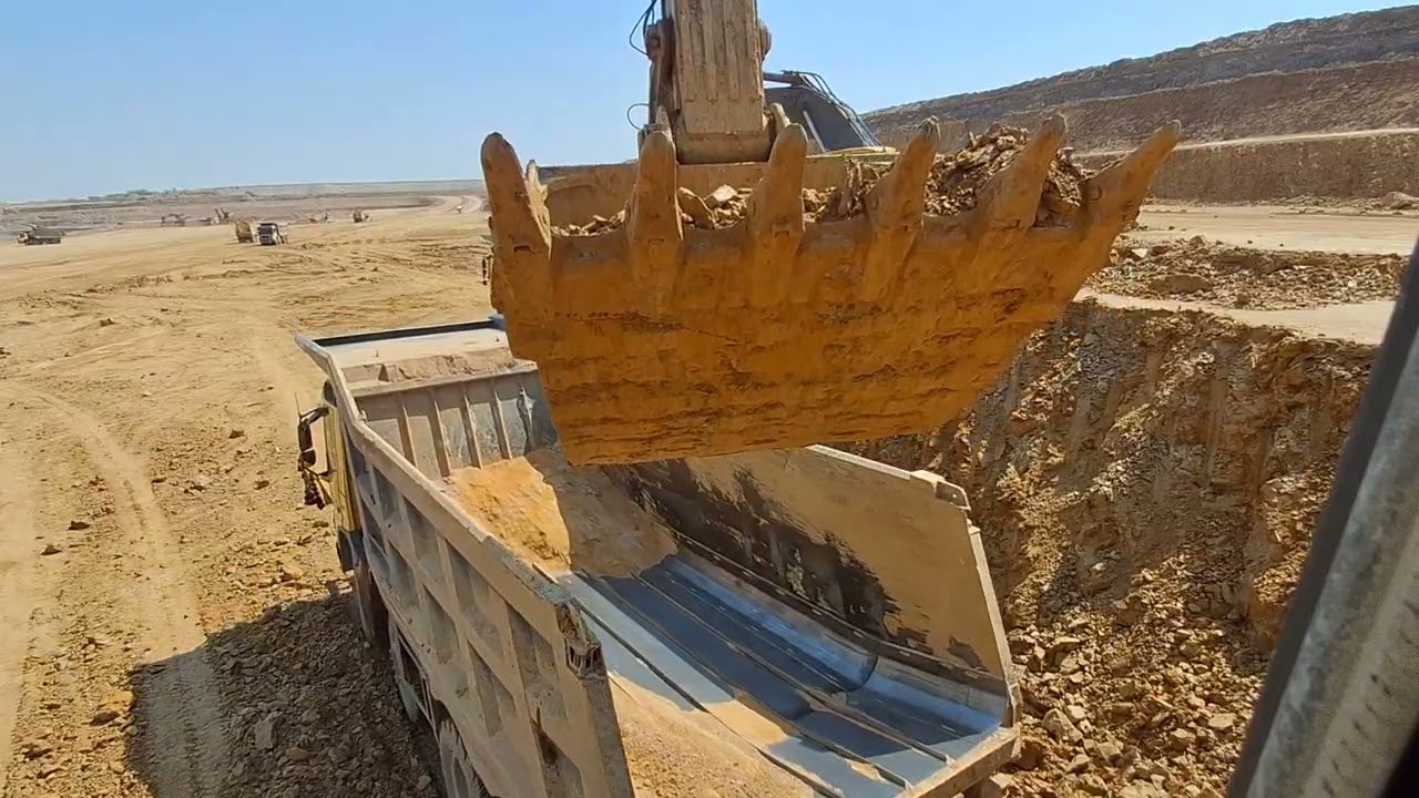 #video digging caterpillar 480&Volvo cat350 4k mining opening 400 fit Daun Tasmishan taracks Mighty 
