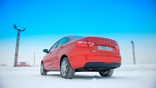 обзор Lada Vesta (Лада Веста), 1.6, робот АМТ #СТОК №1