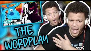 THE WORDPLAY IS LIKE NEVER BEFORE!! Blue vs Monokuma ANIMATION VS ANYTHING REACTION!!!