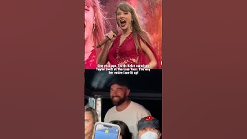 The Way Taylor Swift Face Lit Up When She Spots Travis Kelce In The Crowd!#taylorswift #traviskelce