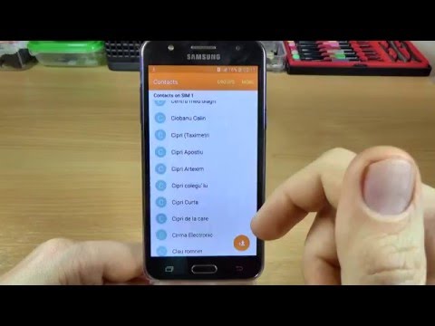 Samsung Galaxy J5 - How to Copy Contacts from SIM to Phone Memory