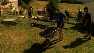 Busy Bashers at Waitaria Bay School - Variety Trillian Bash 2016