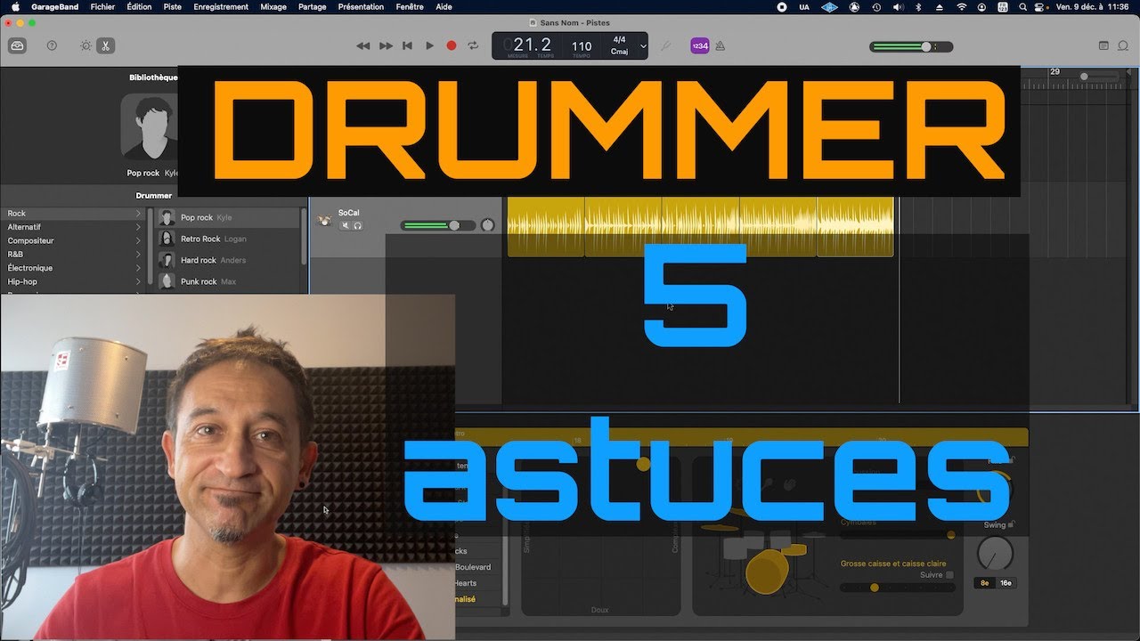 5 astuces du Drummer Garageband et Logic YouTube