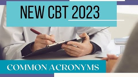 NEW CBT 2023 | COMMON ABBREVIATIONS | ADULT & MENTAL NURSING | MIDWIFERY | NURSE ASSOCIATE |DANK GH|