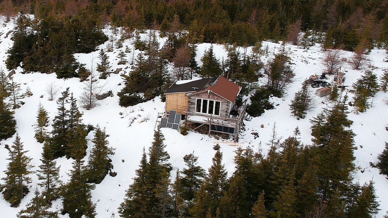 Remote Off Grid Cabin in the Newfoundland Wilderness - Diesel Heater ...