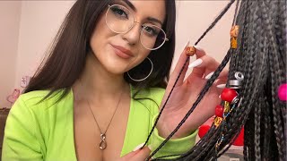 That Girl At The Sleepover Party Styles Your Braids At Night - ASMR Personal Attention