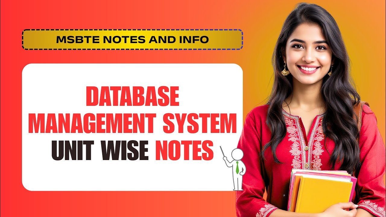 MSBTE K-Scheme DBMS Notes PDF (313302) | Database Management System ...