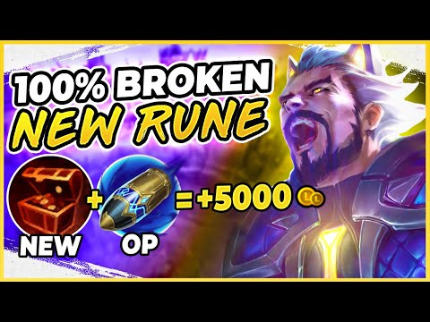 *WTF RIOT* NEW Treasure Rune INSTANTLY Gets You FULL BUILD On SYLAS! - League of Legends