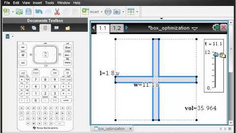 ti nspire, box optimize manip