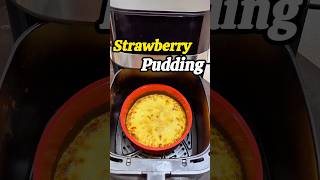 Strawberry Pudding ✅Air Fryer #shorts