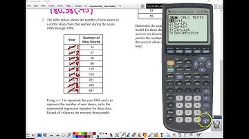 Exponential Regression