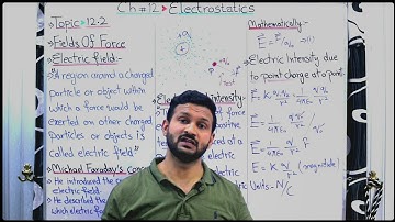 12.2_Fields of force |Ch#12 Electrostatics | Inter part 2 | Urdu/Hindi
