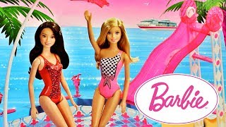 Barbie Basen Ze Zjeżdżalnią Unboxing