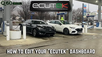 How To Edit Your “EcuTek” Dashboard (Short)