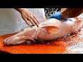 Thai Food - GIANT ALLIGATOR GAR Fluffy Fried Fish Bangkok Thailand