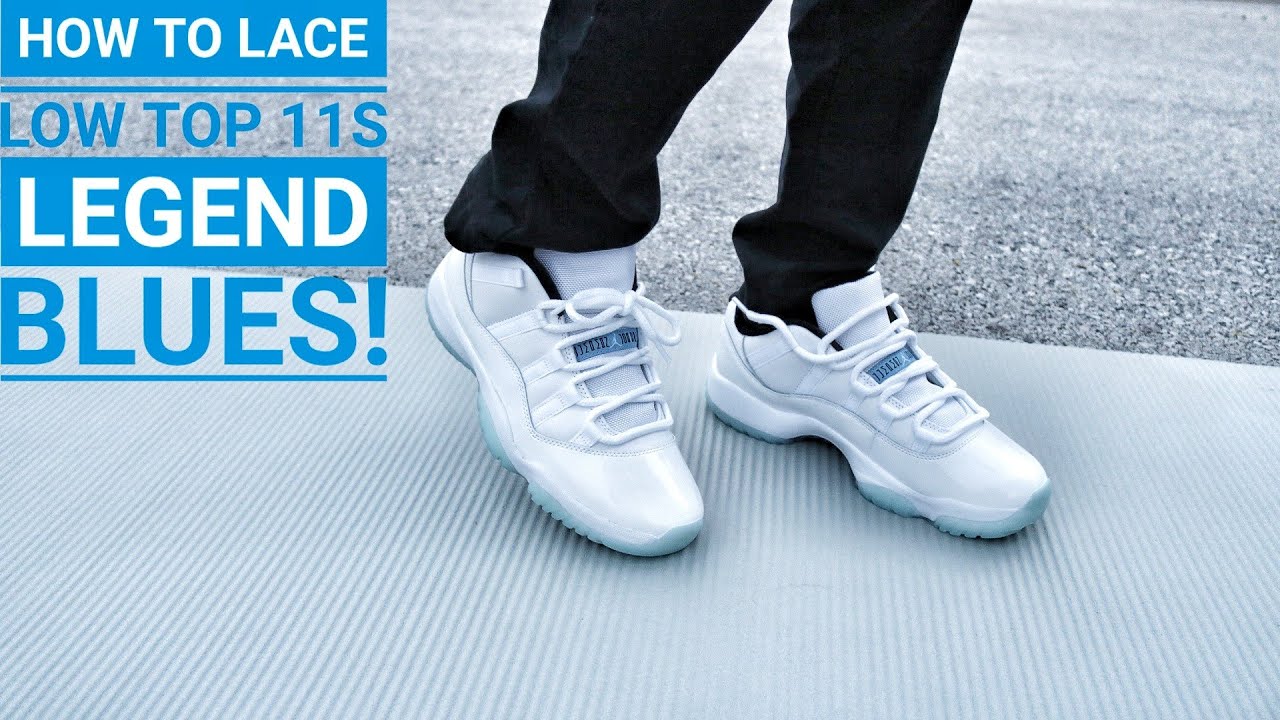 how to lace jordan 11s low