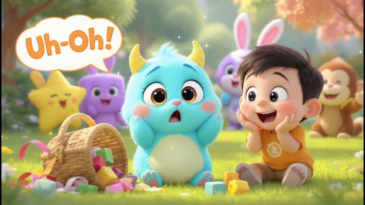 A-Tisket, A-Tasket | Zoopi & Vik’s Fun 3D Nursery Rhyme